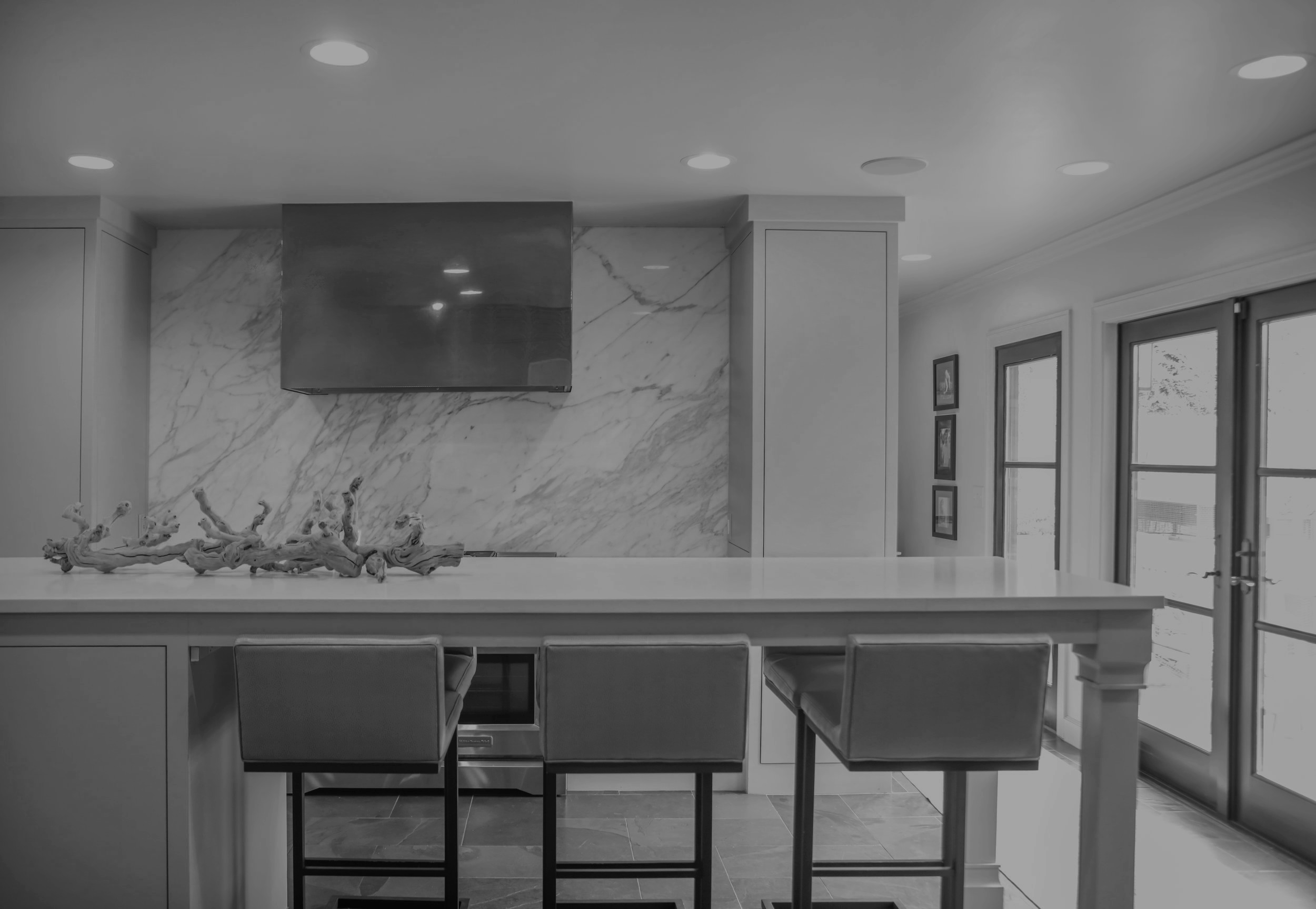 Custom kitchen built by Rosenbach Contractors